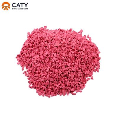 Anti Slip EPDM Rubber Crumb thực tế, hấp thụ tác động Granules cao su màu