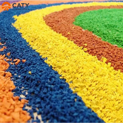 Granules cao su EPDM màu cho sân chơi / đường chạy bộ / chạy bộ