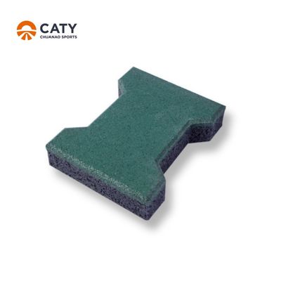 Thực tế kết nối cao su Pavers chống trượt nước thấm