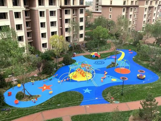 Sàn chơi ngoài trời cho trẻ em sàn cao su EPDM cho công viên giải trí