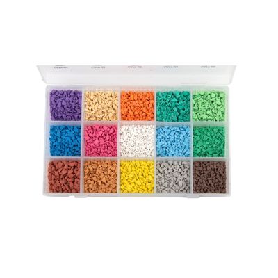 Granules EPDM màu sắc Không có độc hại chống mòn sàn bảo vệ cho sân chơi