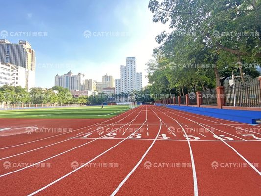 WA được phê duyệt lớp II ESP Đường chạy bộ được chế tạo sẵn Đường chạy thể thao sàn Đường điền kinh YUUZ