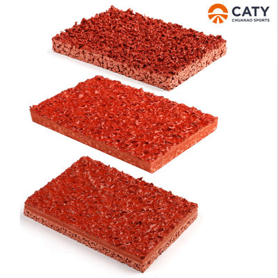 Đường chạy bộ công cộng Epdm Đường chạy bộ với đường chạy bộ Cài đặt bằng hạt cao su Epdm
