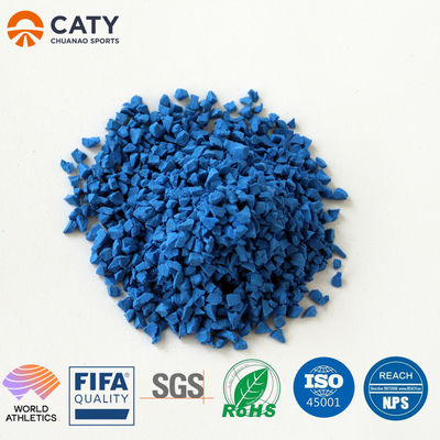 Đường đua thể thao được chế tạo sẵn cho vận động viên không độc hại Đường đua chạy bộ Đường đua đàn hồi không may với cài đặt đường đua cao su