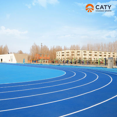 Sandwich Spray Coat EPDM đường chạy cao su cho chạy đường chạy cao su với cài đặt đường đua thể thao