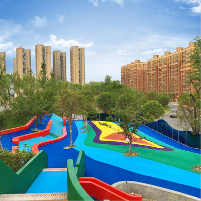 SGS chứng nhận không độc hại sân chơi an toàn sàn EPDM sàn thể thao sàn màu EPDM hạt sàn