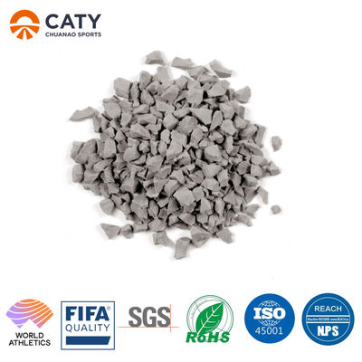 Granules cao su màu xám cho sân chơi tất cả thời tiết EPDM sân chơi viên