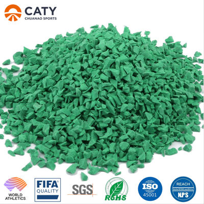Bộ đầy hạt cao su EPDM đa màu cho Sân bóng đá Sân bóng đá Sân chơi Sân chạy bộ