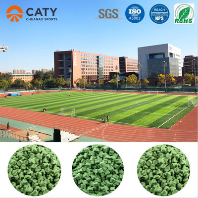 SGS chứng nhận TPE hấp thụ sốc cho các môn thể thao cho bãi cỏ nhân tạo sân bóng đá