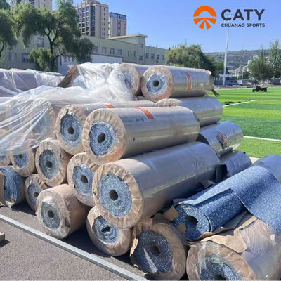 bán nóng Iaaf đường chạy bộ cao cấp cao cấp cao cấp cao su thảm Sandwich đường chạy bộ