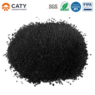 Độ bền 3 ~ 5 năm chống tia UV chống chảy máu dầu SBR Granules cao su để lấp bãi cỏ nhân tạo
