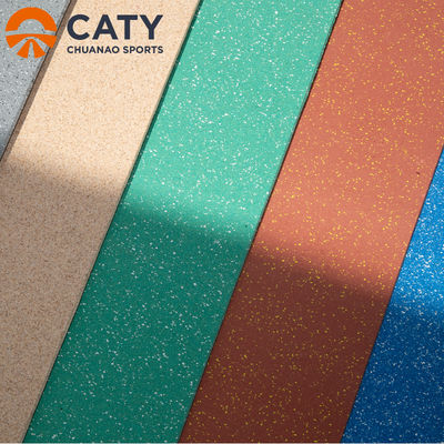 Tương thích với môi trường của cuộn cao su dày 10mm cho sàn thương mại với 70% EPDM và 30% SBR Granules