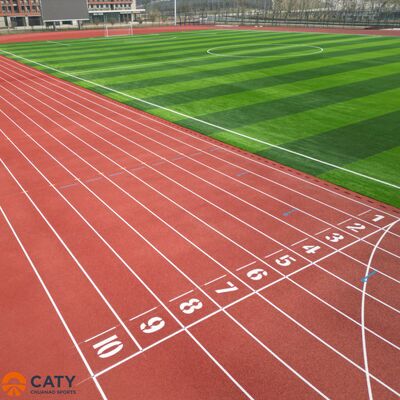 Bề mặt thể thao lai bền và tiết kiệm chi phí, kết hợp hạt EPDM với chất kết dính PU cho trường học và trung tâm thể thao