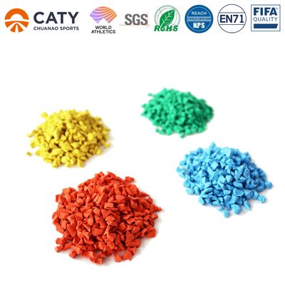 Hạt cao su EPDM tập thể dục độ bám cao | Bề mặt hấp thụ va đập, chống chịu thời tiết cho các lối đi sức khỏe ngoài trời