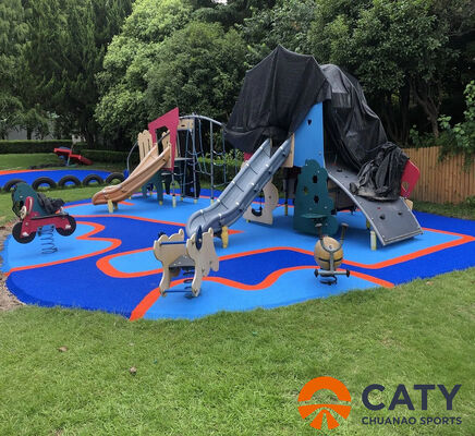 100% ROHS chứng nhận ECO-EPDM hạt, hấp thụ sốc với thiết kế an toàn không trượt sân chơi