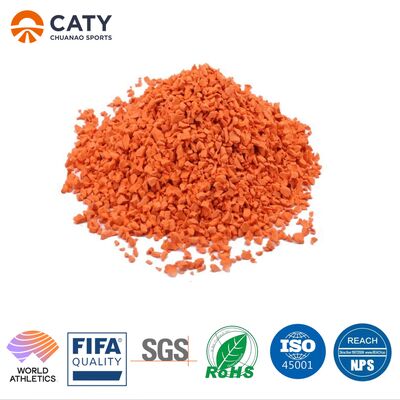 EPDM Rubber Granules Supplier , UV Resistant, Eco-Friendly Sports Flooring Material