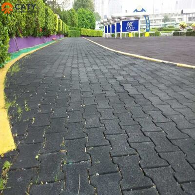 Lắp đặt dễ dàng và Gạch cao su hình xương chó chống trượt cho lối đi bộ và đường tập thể dục ngoài trời