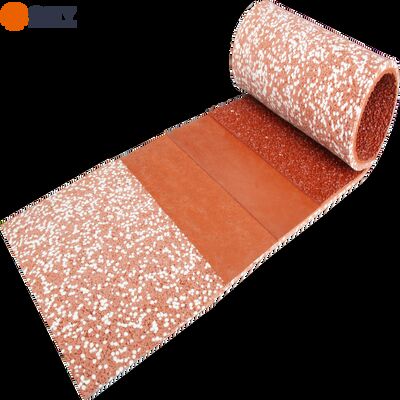 Đường chạy bán lắp ghép lưu hóa tại nhà máy, cuộn được chứng nhận IAAF để lắp đặt chuyên nghiệp nhanh chóng