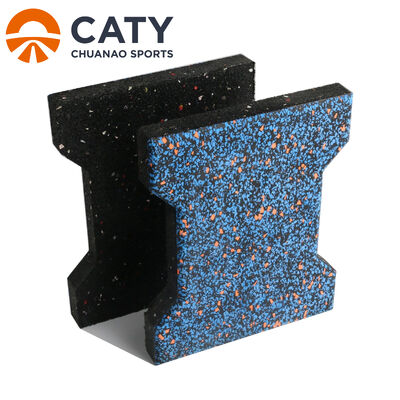 Gạch cao su xương chó chống trượt và sử dụng nặng cho lối đi và sử dụng ngoài trời