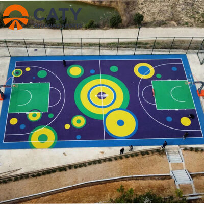 Sàn cao su sân chơi thân thiện với môi trường được thiết kế để tăng cường an toàn và giảm thiểu chấn thương ở khu vực vui chơi trường học và cộng đồng