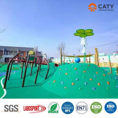Giá xuất xưởng hạt cao su EPDM màu xanh lá cây 1-3mm cho thiết bị sân chơi trẻ em ngoài trời