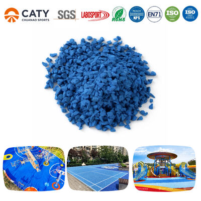 Hạt cao su EPDM chống tia cực tím, không độc hại, có khả năng hấp thụ sốc cho bề mặt sân chơi và đường chạy
