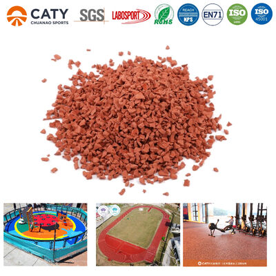 Mặt sân chơi bằng cao su EPDM Hạt cao su SBR cho sàn an toàn sân chơi Sàn cao su sân chơi