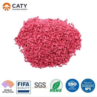 Granules cao su tổng hợp EPDM đa màu cho sàn sân chơi cho chạy Tartan chống trượt bề mặt Khu vực chơi trẻ em