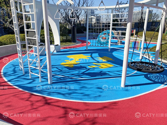 Hạt cao su EPDM chống tia cực tím cho bề mặt sân chơi an toàn đã được thử nghiệm chống rơi cho trẻ em