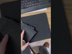 Lớp sàn cao su màu đen tái chế 3-12mm dày cho nội thất