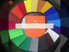 Granules EPDM mềm và hấp thụ cú sốc (SGS chứng nhận không độc hại) cho bề mặt an toàn sân chơi