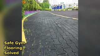 Gạch cao su Dog Bone Sàn phòng tập thể dục Dễ dàng cài đặt